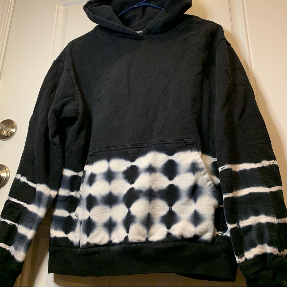 TALENTLESS Tie Dye Heavyweight Pullover Hoodie Cotton Fleece Reverse Weave $129 - Picture 2 of 7